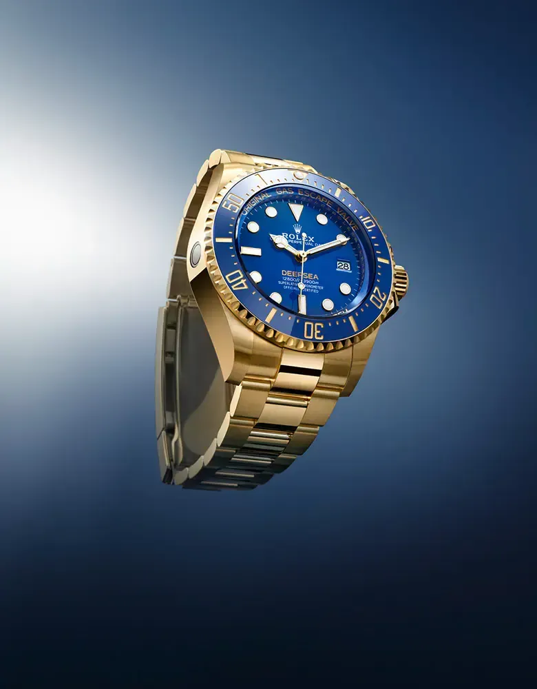 Yellow gold Rolex Deepsea