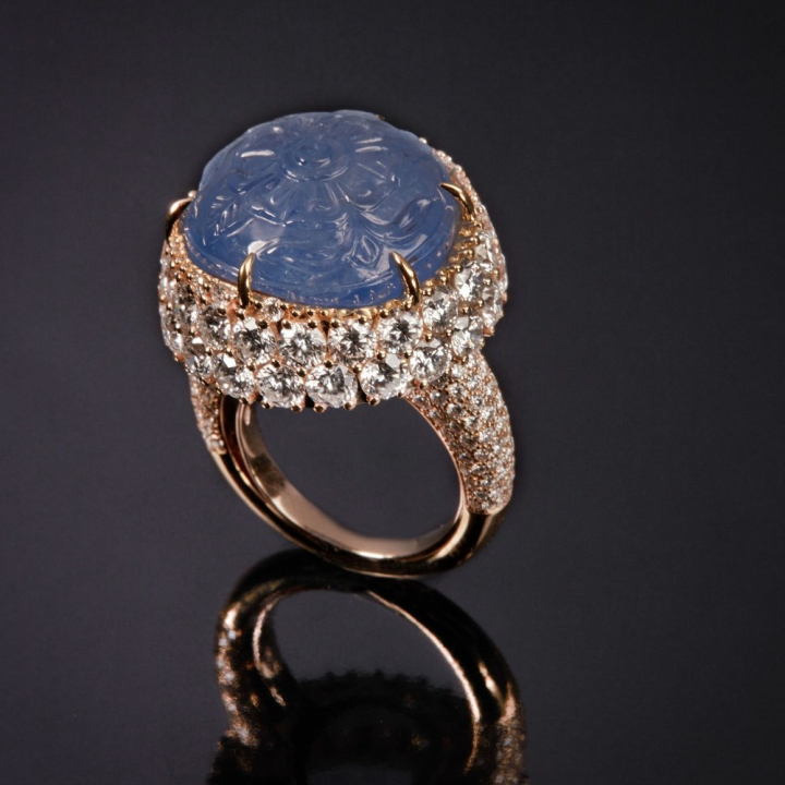 Sale Gold and Precious Stones Rings in Italy